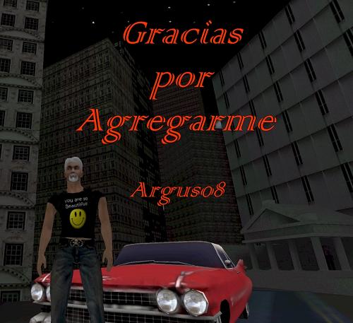 Gracias por agregarme! Argus08