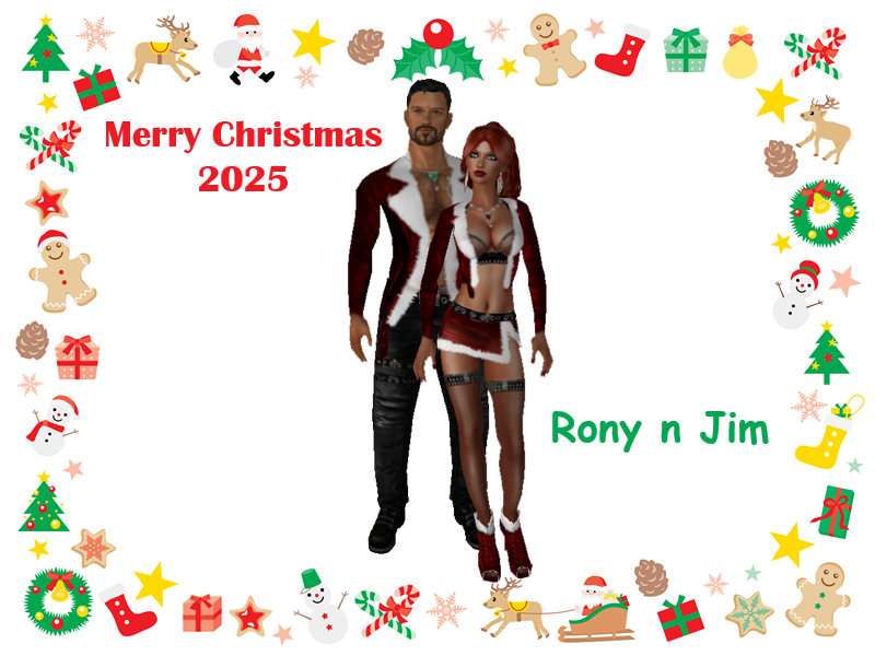 Rony n Jim Westfall Holiday well wishes