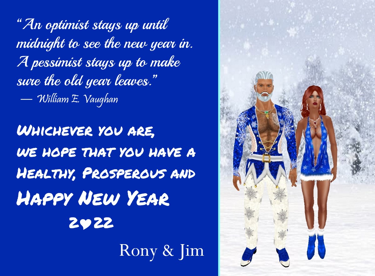 Rony n Jim Westfall Holiday well wishes