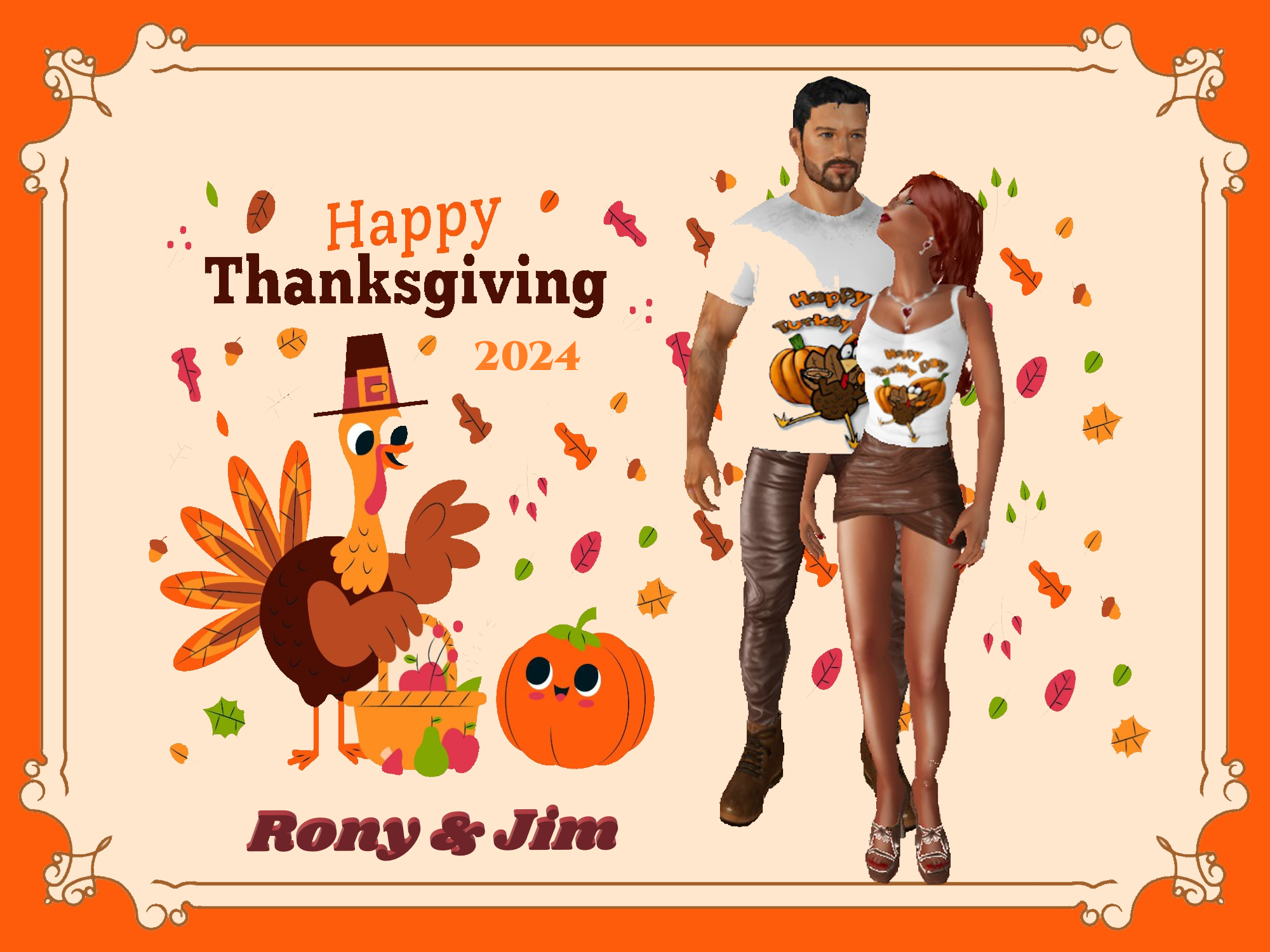 Rony n Jim Westfall Holiday well wishes
