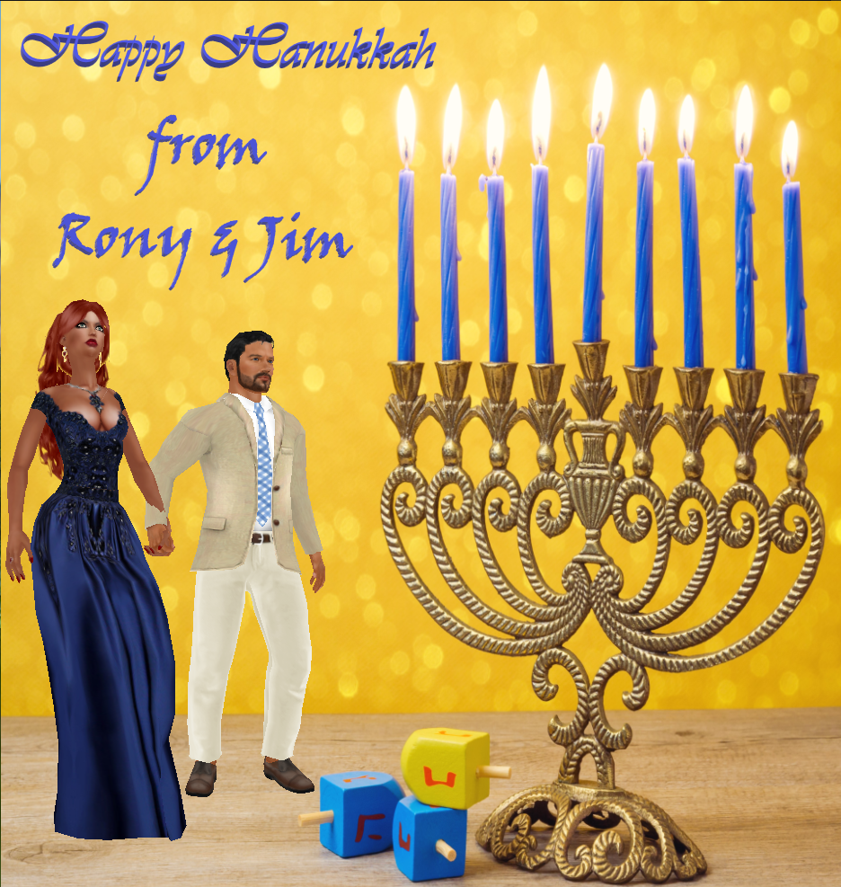 Rony n Jim Westfall Hanukkah well wishes