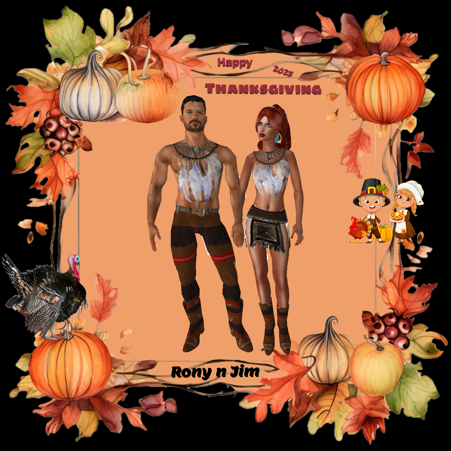 Rony n Jim Westfall Holiday well wishes
