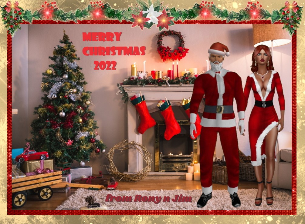 Rony n Jim Westfall Holiday well wishes