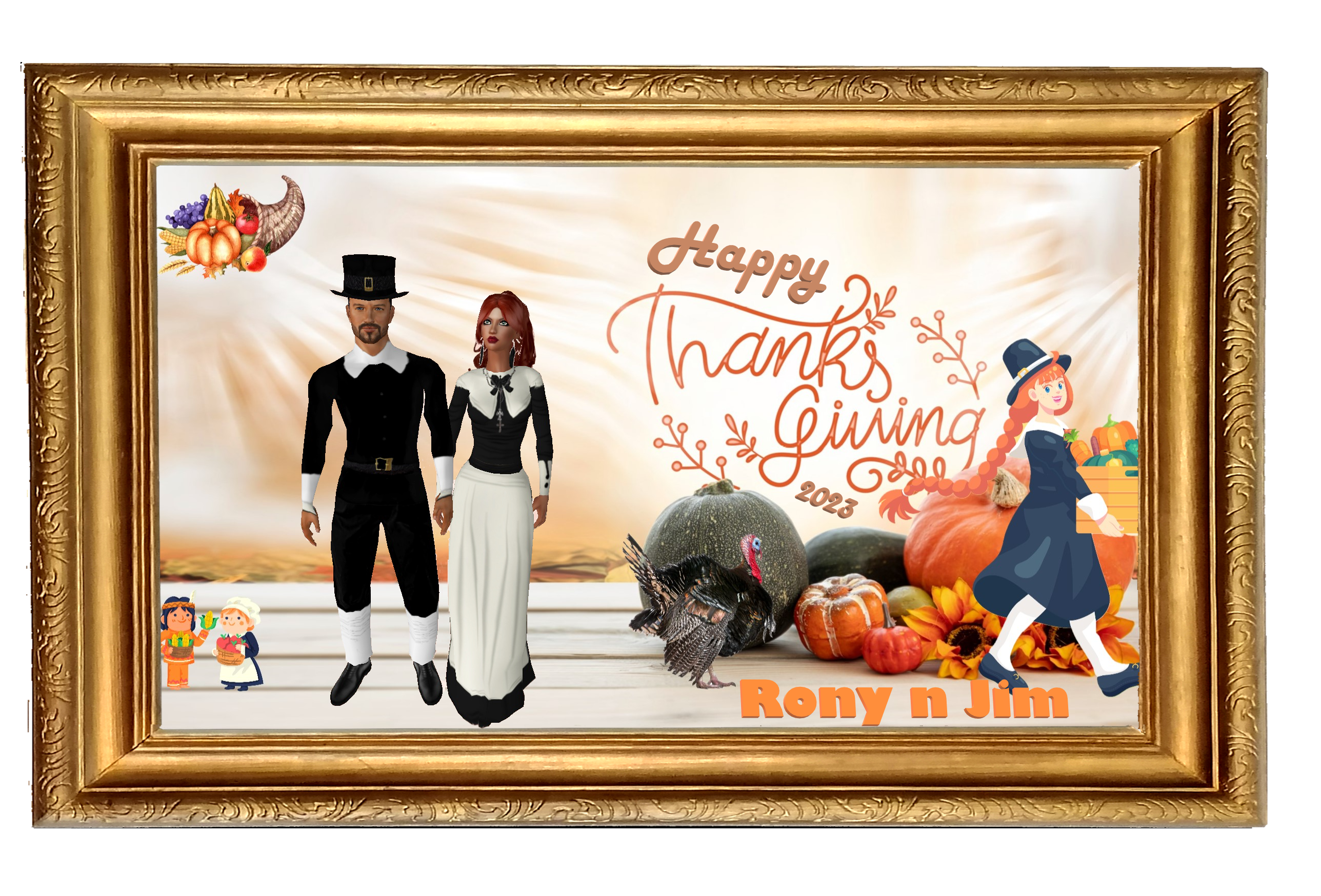 Rony n Jim Westfall Holiday well wishes